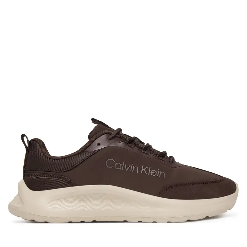 Sneakers Calvin Klein Light Eva Runner Nyl-Sue HW0HW03149 Marrone