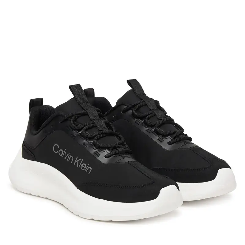 Sneakers Calvin Klein Light Eva Runner Nyl-Sue HW0HW03149 Nero
