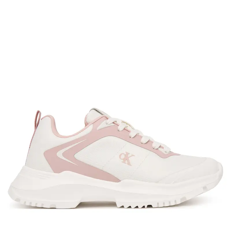 Sneakers Calvin Klein Low Cut Lace-Up V3A9-83233-1844 S Bianco