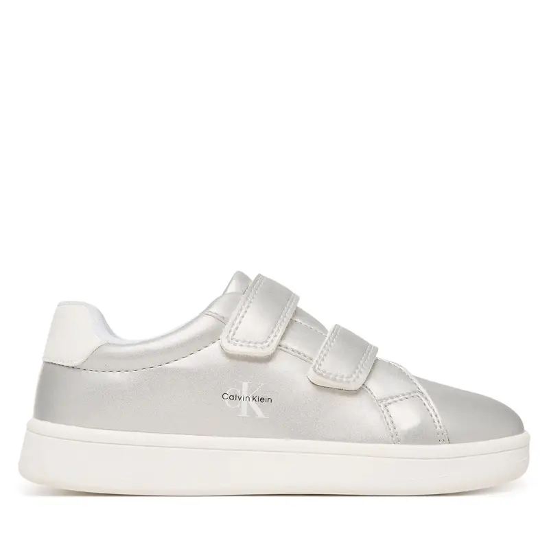 Sneakers Calvin Klein Low Cut Velcro V1A9-83205-0376 S Argento