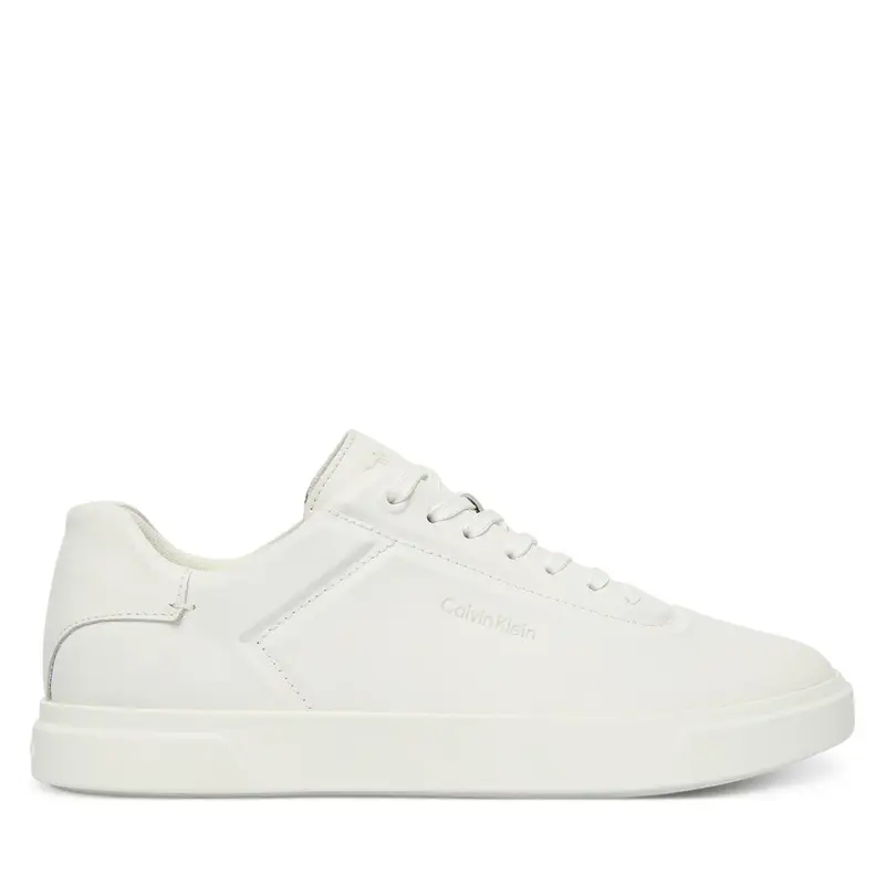 Sneakers Calvin Klein Low Pro Cups Laceup Oxf Hf Lth HW0HW02753 Bianco