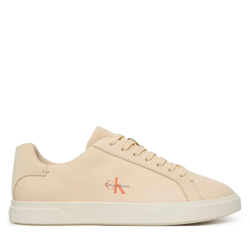 Sneakers Calvin Klein Low Pro Cups Lth Ml HW0HW03146 Beige
