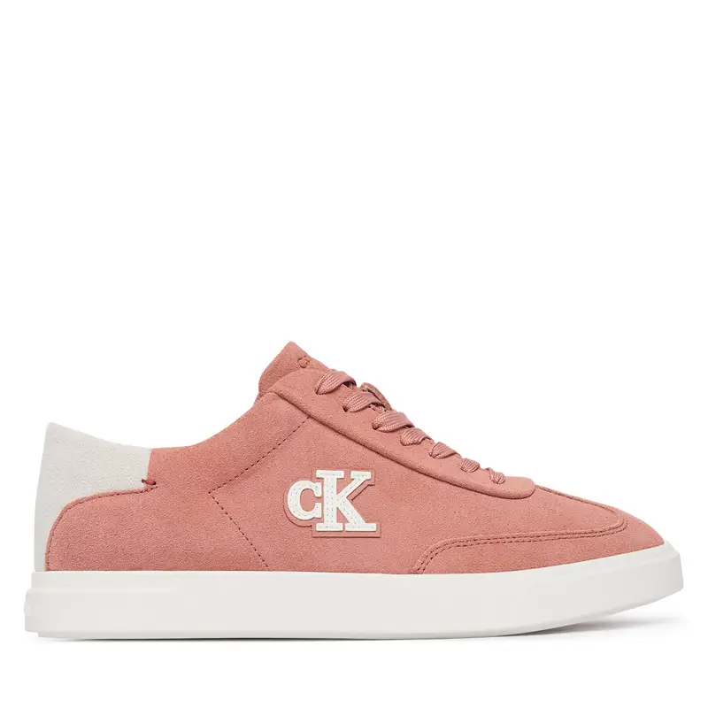 Sneakers Calvin Klein Low Pro Cups Wt Suede Mg HW0HW03144 Rosa