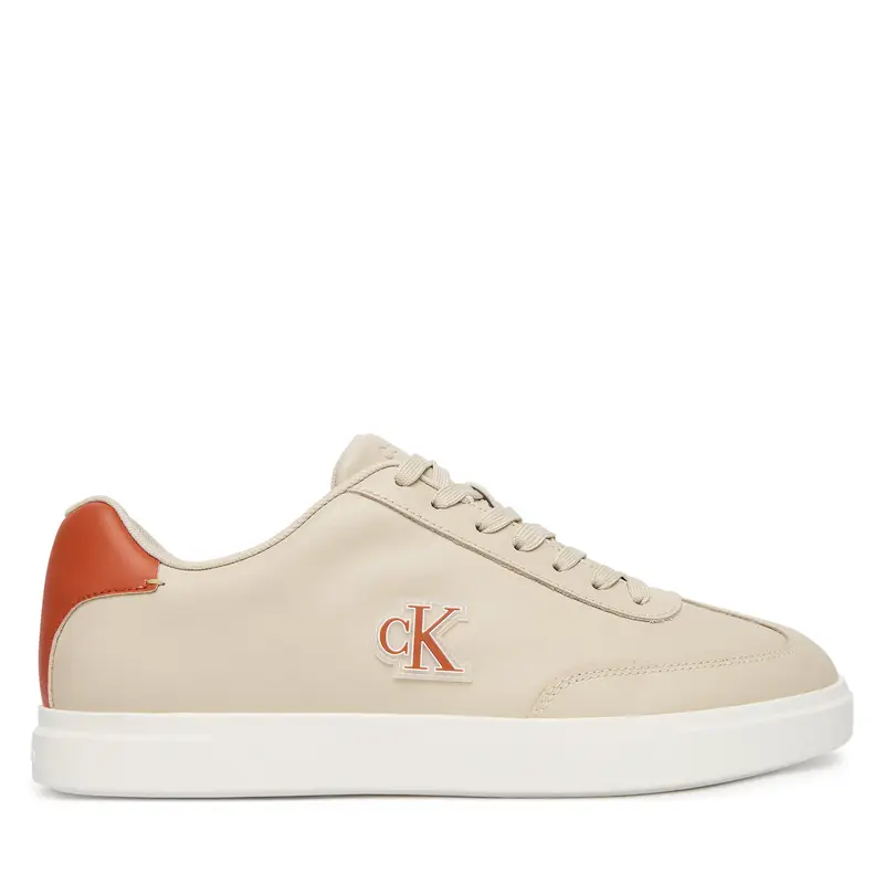 Sneakers Calvin Klein Low Prof Cupsole Emb Lth HM0HM02124 Beige