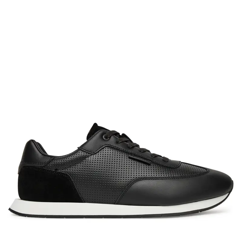 Sneakers Calvin Klein Low Prof Runn Laceup Perf Lth HM0HM01871 Nero