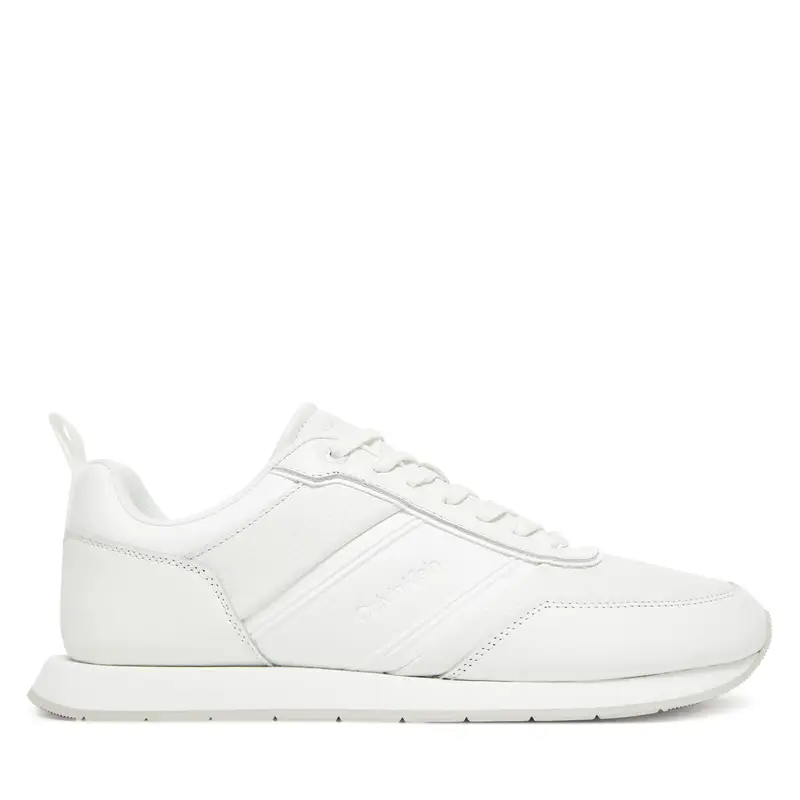 Sneakers Calvin Klein Low Prof Runn Laceup Tape HM0HM01897 Bianco