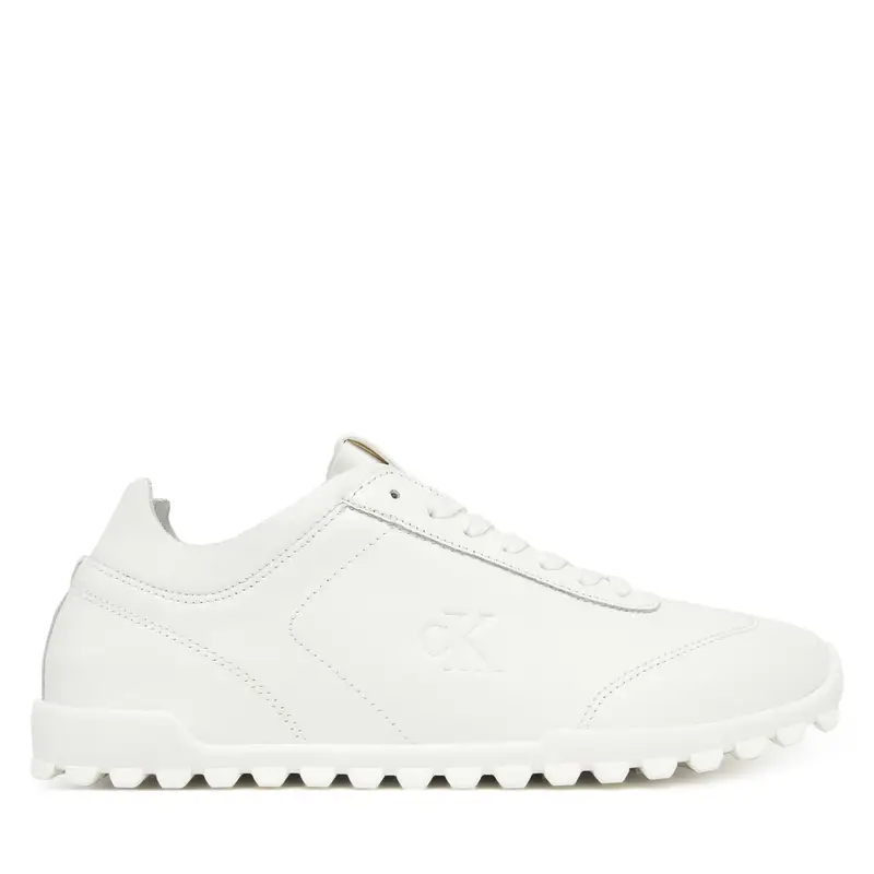 Sneakers Calvin Klein Low Profile Runner Lth Mg YW0YW02049 Bianco