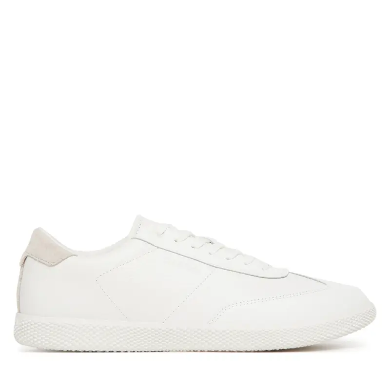 Sneakers Calvin Klein Low Top Lace Up Tmbl Lth HM0HM01803 Bianco