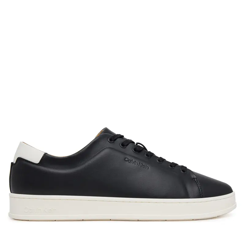 Sneakers Calvin Klein Pure Low Laceup Cupsole Hf Lth HM0HM01859 Nero