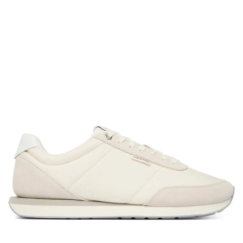 Sneakers Calvin Klein Retro Runner Ripstop Aop Ny HM0HM02140 Écru Écru