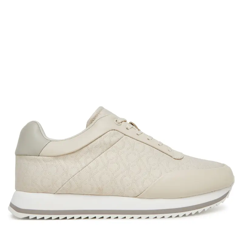Sneakers Calvin Klein Runner Lace Up - Jacq HW0HW02413 Écru Écru