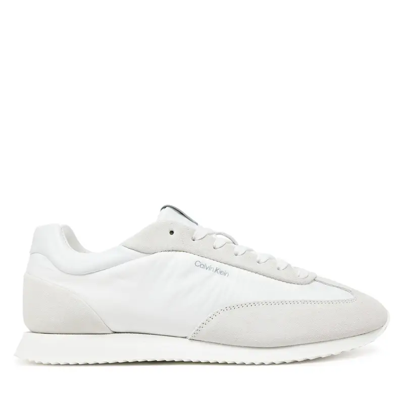 Sneakers Calvin Klein Runner Lace Up - Nylon Mix HW0HW02395 Bianco