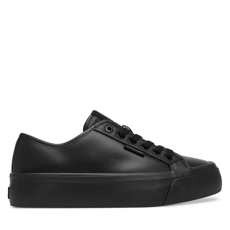 Sneakers Calvin Klein Vulc Flatf Lace Up Lth YW0YW01932 Nero