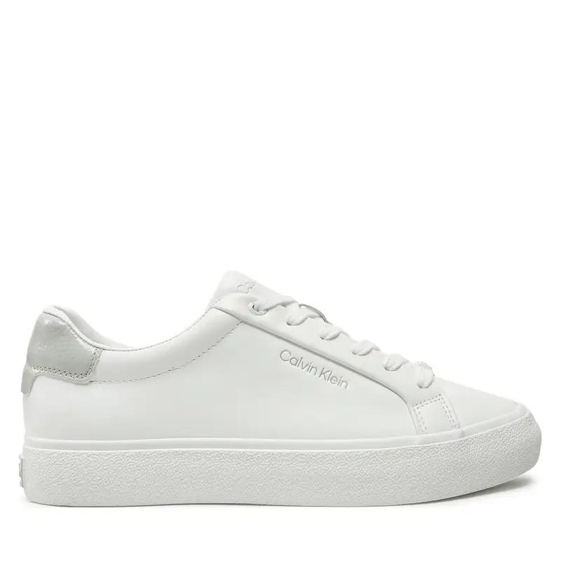 Sneakers Calvin Klein Vulc Lace Up Texture Fox - Lth HW0HW02439 Bianco