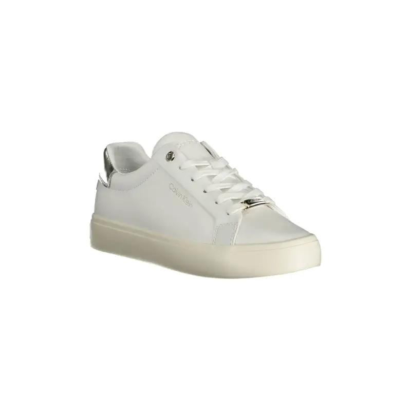 Sneakers Donna Bianche con Dettagli a Contrasto 41.0 / Bianco miniatura 2