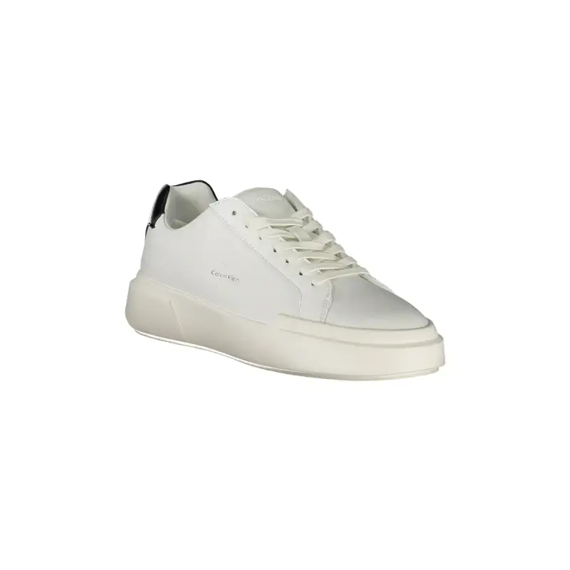 Sneakers Donna Bianche con Lacci e Dettagli in Nero / Bianco miniatura 2
