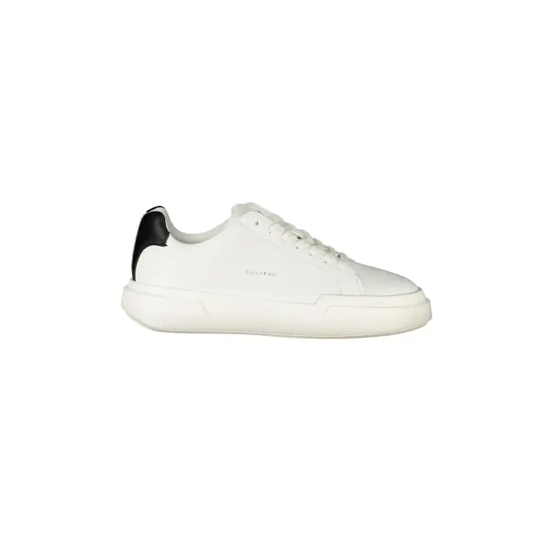 Sneakers Donna Bianche con Lacci e Dettagli in Nero / Bianco