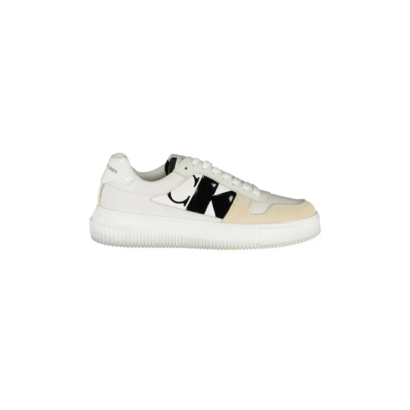 Calvin Klein Sneakers Donna Bianche con Stampa Logo