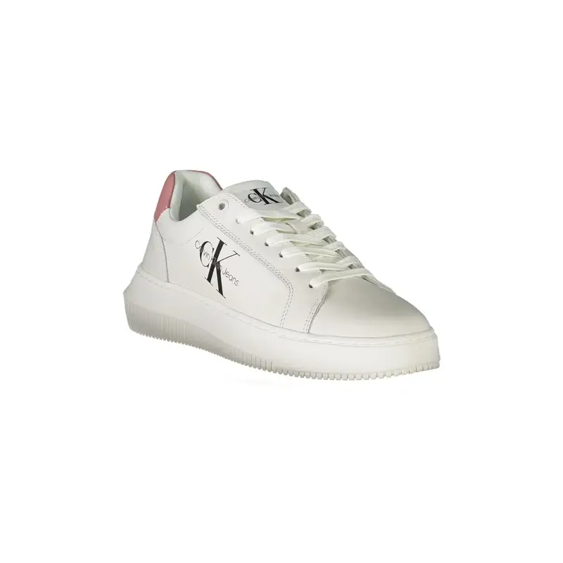 Sneakers Donna Bianche Stampa Logo Bianco miniatura 2