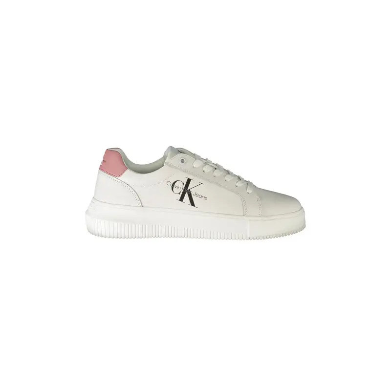 Sneakers Donna Bianche Stampa Logo Bianco