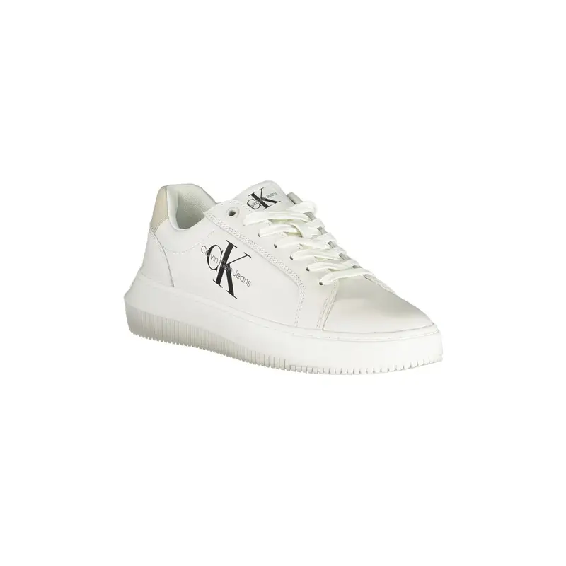 Sneakers Donna Bianche Stampa Logo Bianco miniatura 2