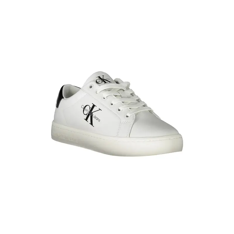 Sneakers Donna Bianche Stampa Logo Bianco miniatura 2