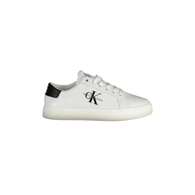 Sneakers Donna Bianche Stampa Logo Bianco