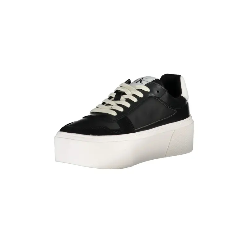 Sneakers Donna Nere Stampa Logo Nero miniatura 2