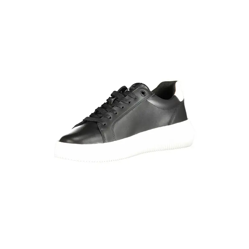 Calvin Klein Sneakers Donna Nero con Stampa Logo miniatura 3