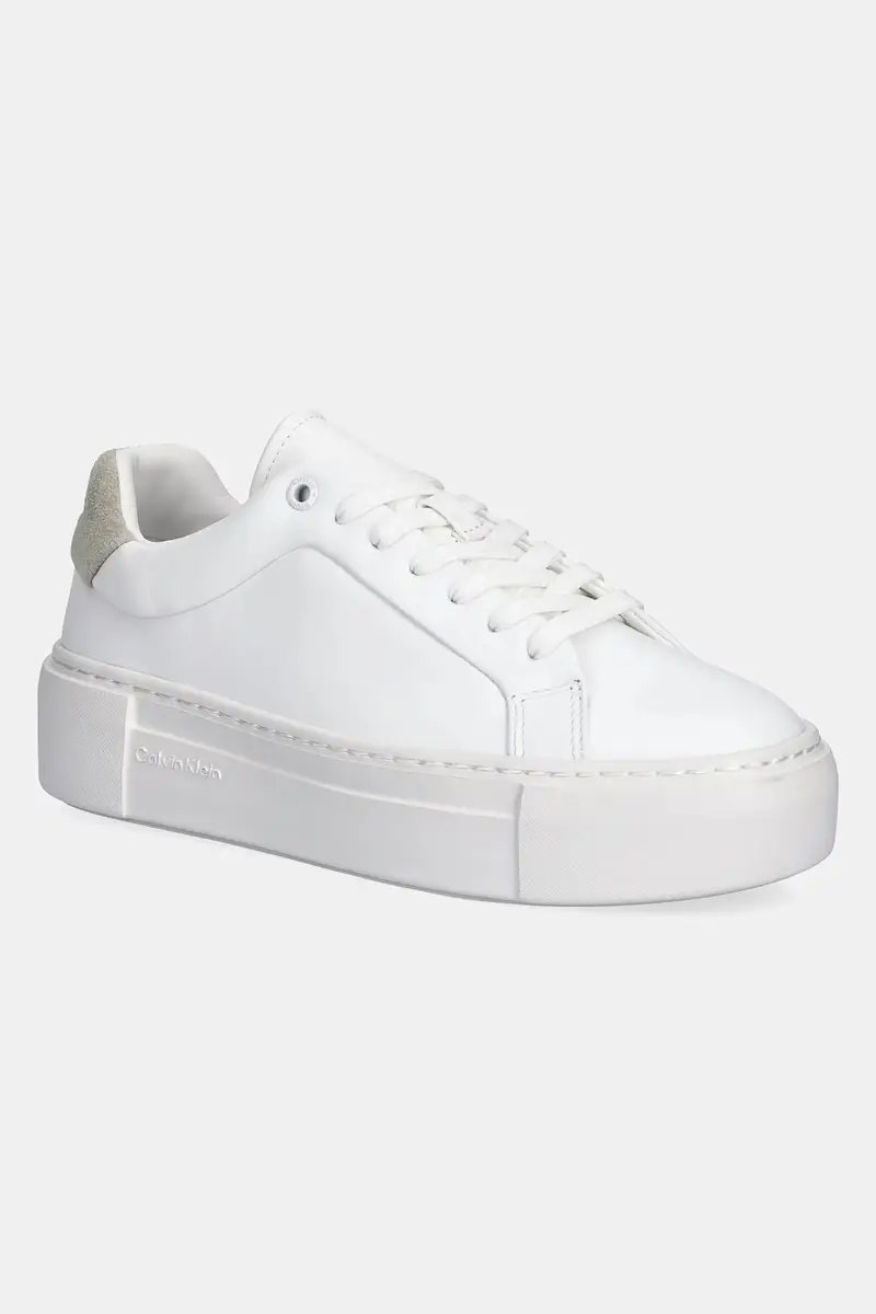 sneakers FF CUPSOLE LACE UP LTH donna colore bianco HW0HW02570