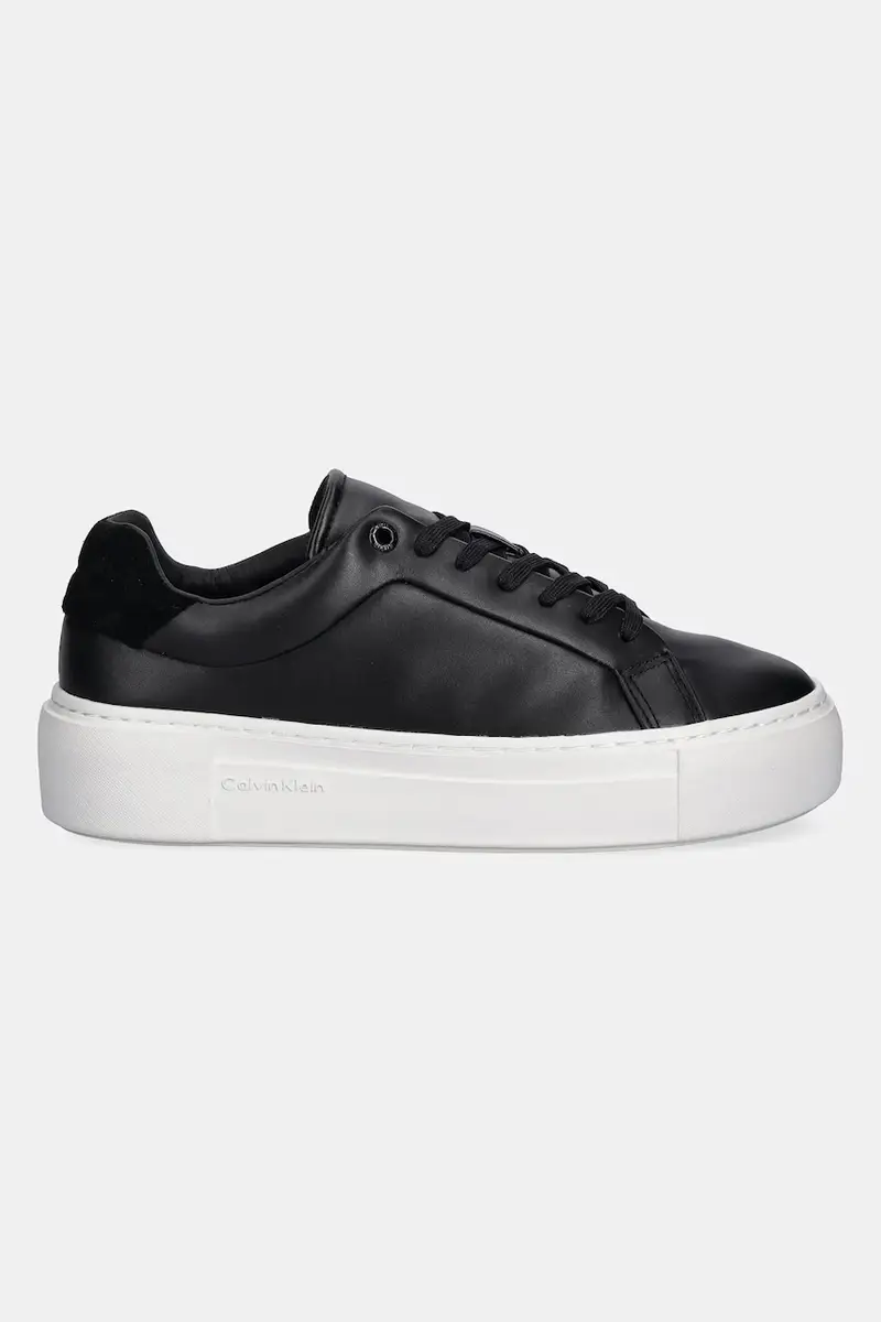 sneakers FF CUPSOLE LACE UP LTH donna colore nero HW0HW02570 miniatura 2