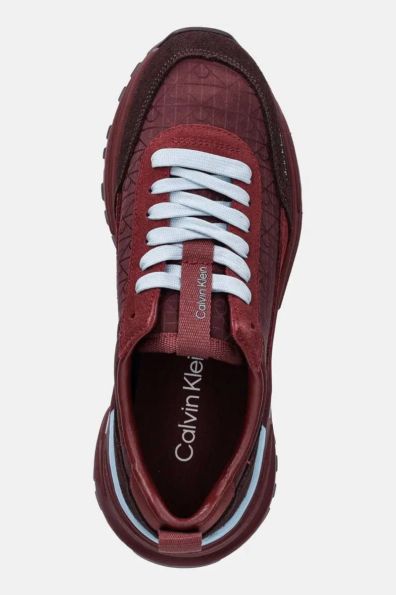 sneakers HIKE RUNNER CASUAL NY-SU AOP donna colore granata YW0YW01995 miniatura 4