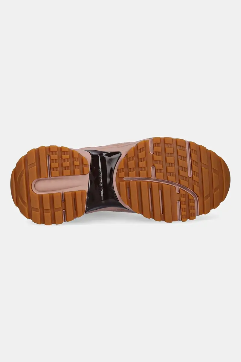 sneakers HIKE RUNNER MESH MIX CK donna colore beige YW0YW01994 miniatura 5