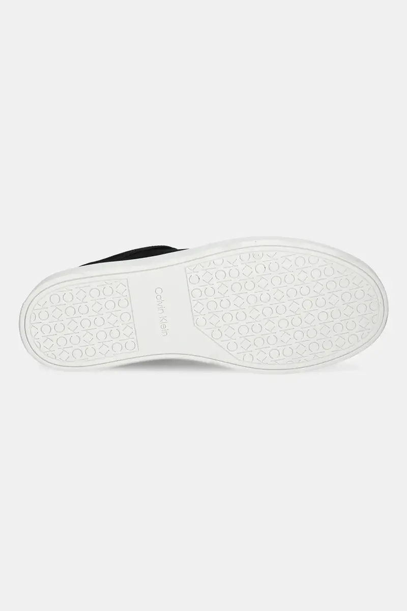 sneakers in camoscio CLEAN CUP LOW LACEUP OXF SU uomo colore nero HM0HM01880 miniatura 5