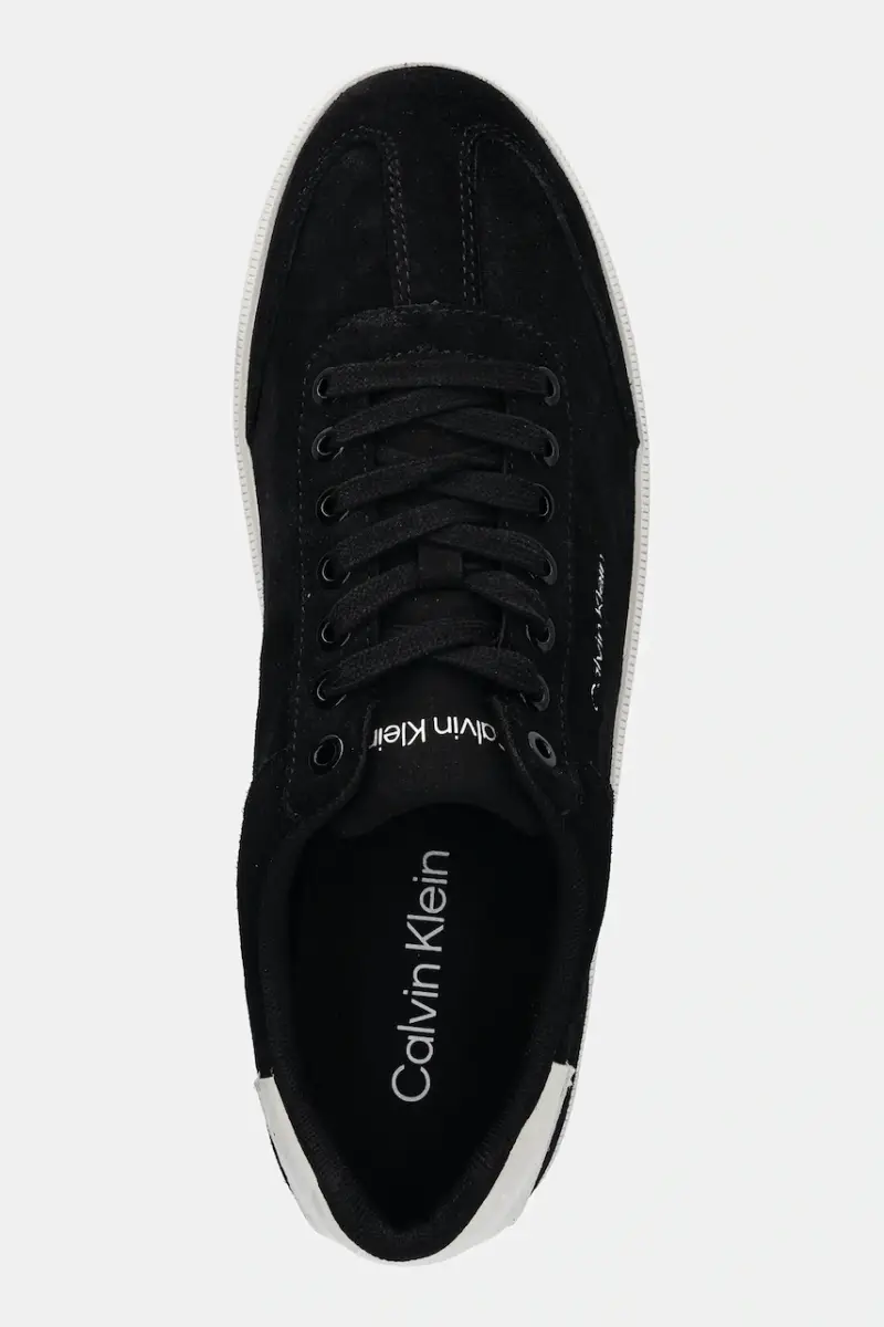 sneakers in camoscio LOW CUPSOLE LACEUP SU uomo colore nero HM0HM01946 miniatura 4