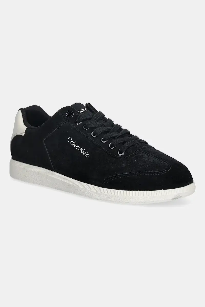 sneakers in camoscio LOW CUPSOLE LACEUP SU uomo colore nero HM0HM01946
