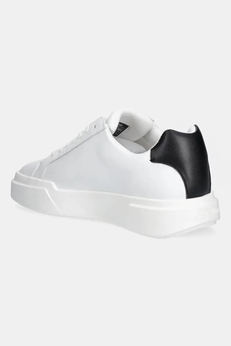 sneakers in pelle CHUNKY CUPSOLE LACEUP LTH uomo colore bianco YM0YM01344 miniatura 3