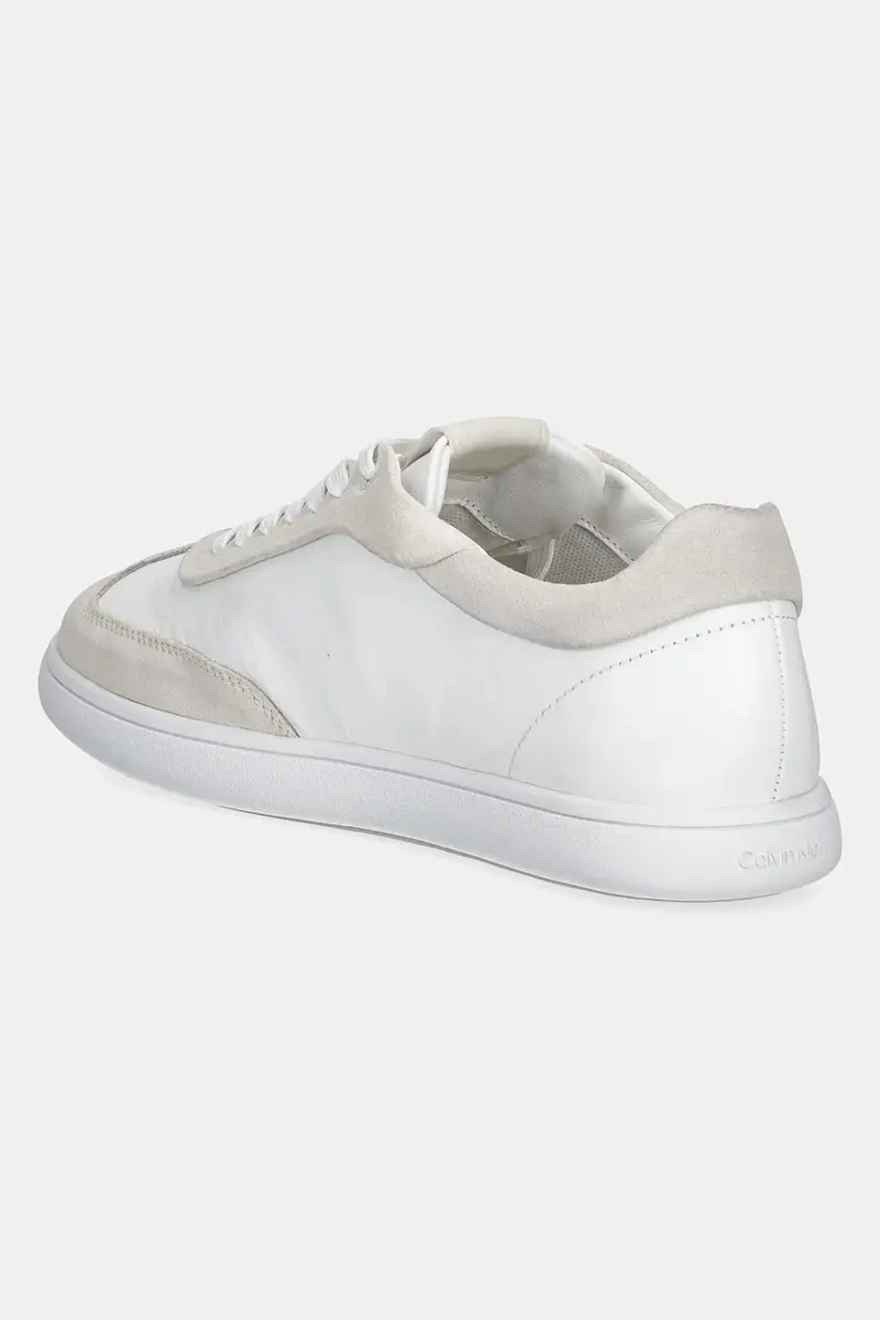 sneakers in pelle CUPSOLE LACE UP - LTH SUE MIX colore bianco HW0HW02435 miniatura 3
