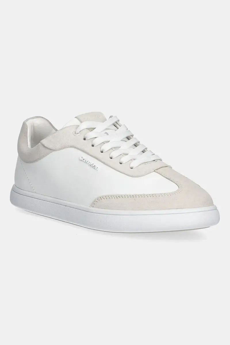sneakers in pelle CUPSOLE LACE UP - LTH SUE MIX colore bianco HW0HW02435