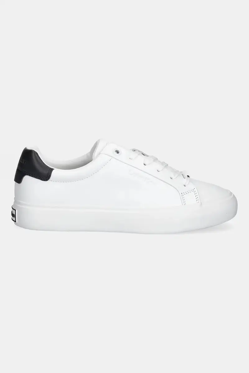 sneakers in pelle LACE-UP SNEAKER LTH CK donna colore bianco HW0HW02673 miniatura 2