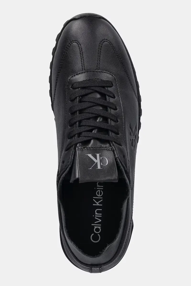 sneakers in pelle LOW PROFILE RUNNER LTH MG donna colore nero YW0YW02049 miniatura 4