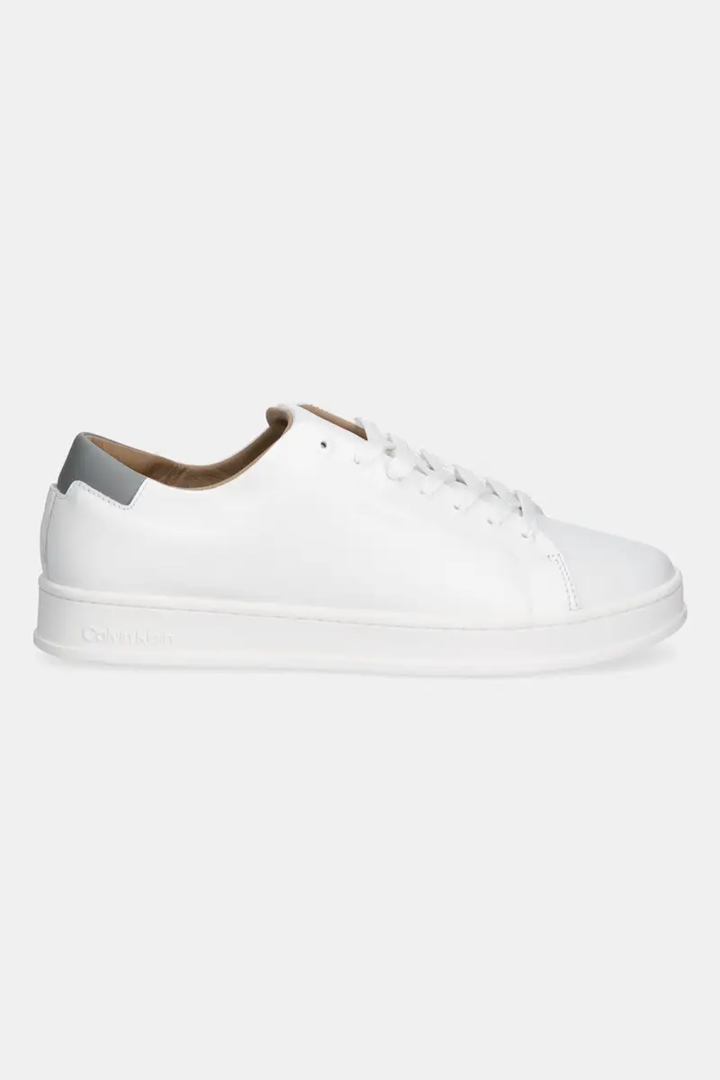 sneakers in pelle PURE LOW LACEUP CUPSOLE HF LTH uomo colore bianco HM0HM01859 miniatura 2