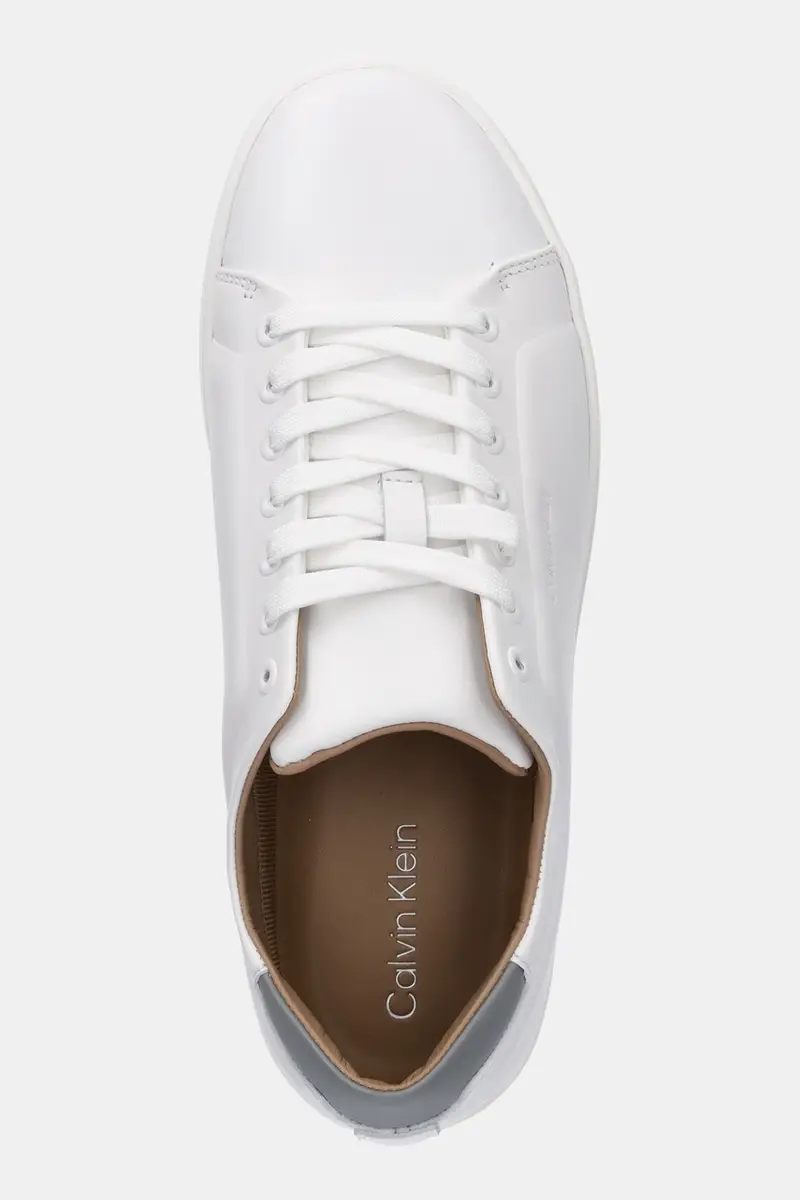 sneakers in pelle PURE LOW LACEUP CUPSOLE HF LTH uomo colore bianco HM0HM01859 miniatura 4