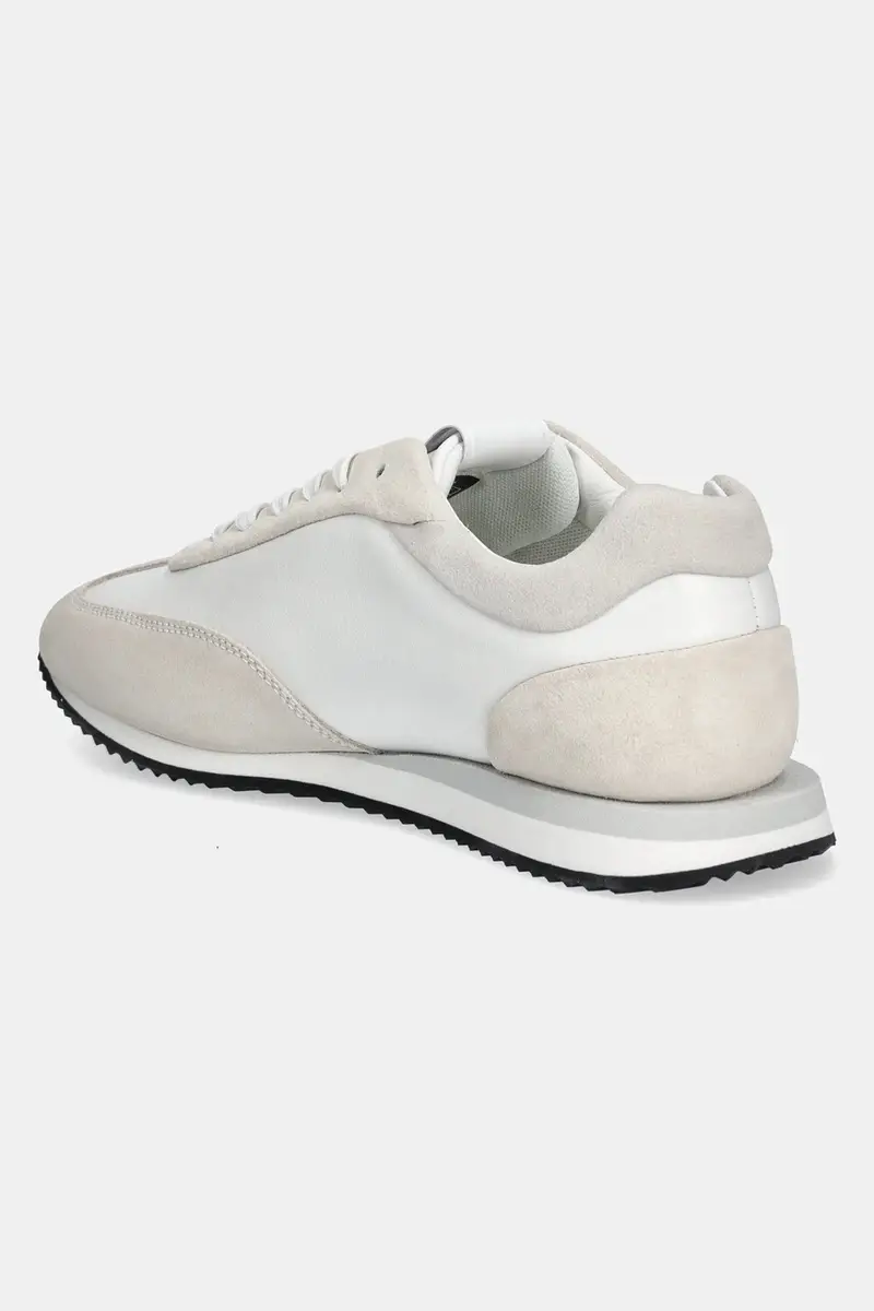 sneakers in pelle RUNNER LACE UP - LTH SUE MIX colore bianco HW0HW02286 miniatura 3