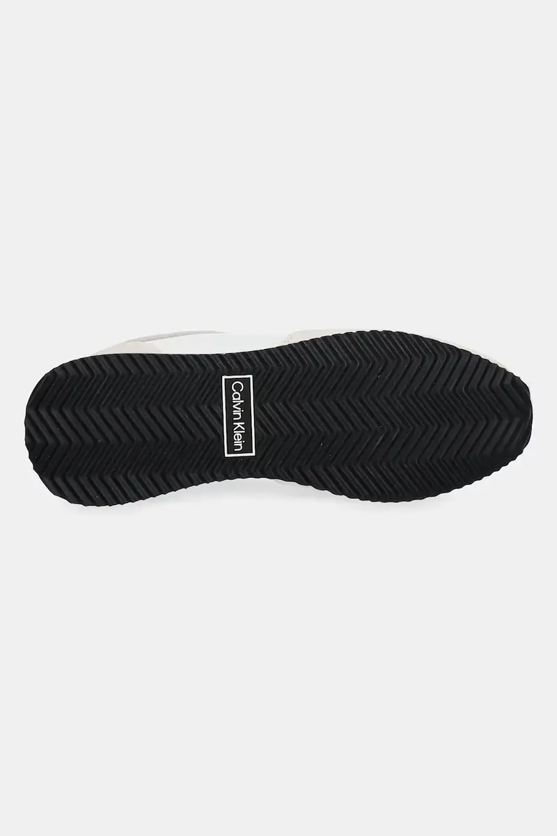 sneakers in pelle RUNNER LACE UP - LTH SUE MIX colore bianco HW0HW02286 miniatura 5