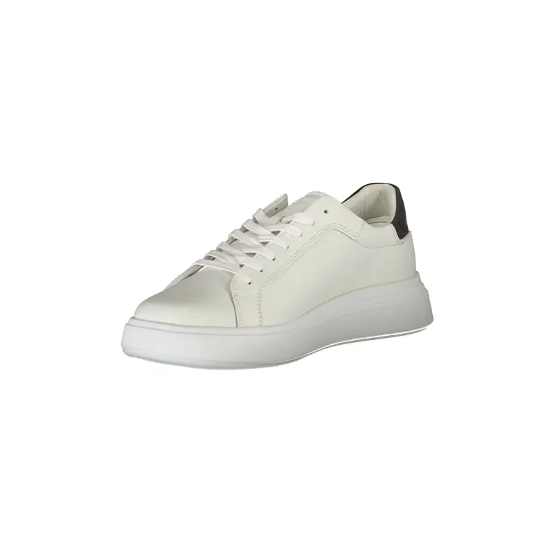 Sneakers Uomo Bianche Stampa Logo Bianco miniatura 3