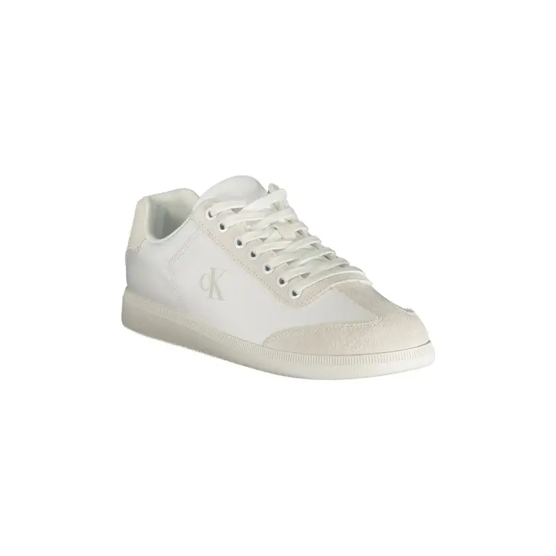 Sneakers Uomo Bianche Stampa Logo Bianco miniatura 2