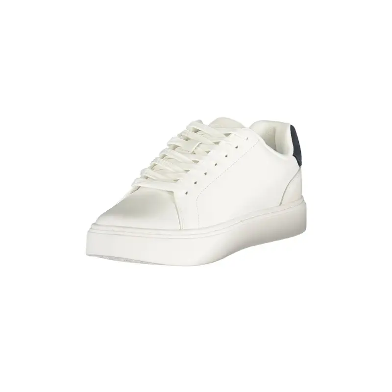 Sneakers Uomo Bianche Stampa Logo Bianco miniatura 3