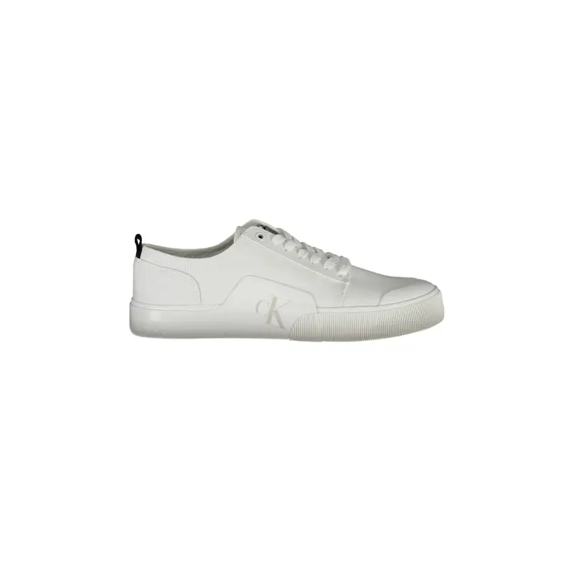 Calvin Klein Sneakers Uomo Bianche con Stampa Logo