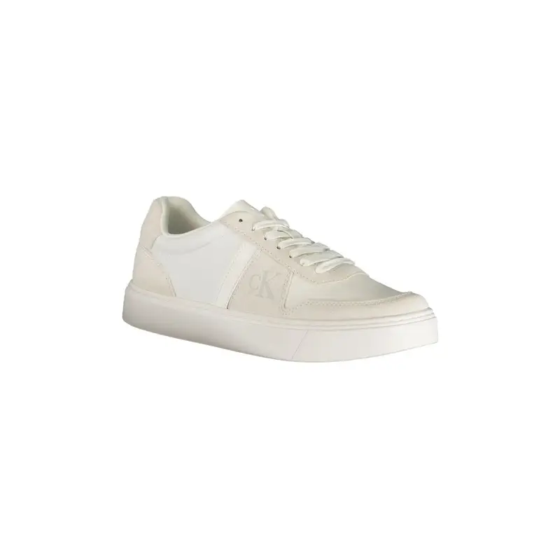 Sneakers Uomo Bianche Stampa Logo Bianco miniatura 2
